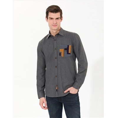 Anthracit Comfort Fit рубашка с длинным рукавом