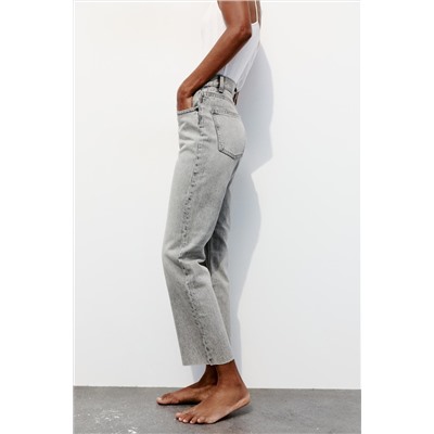 JEANS TRF RECTOS TIRO ALTO