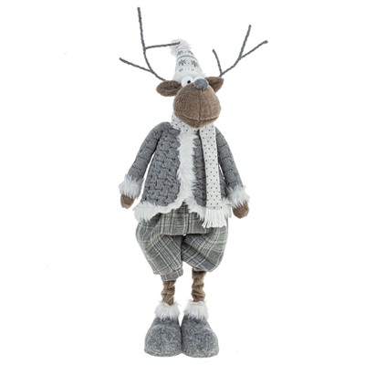 Игрушка набивная "Олень" (телескоп ноги), L49 W20 H116/45 см, 2в.