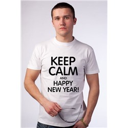 Футболка "Keep calm and Happy New Year"