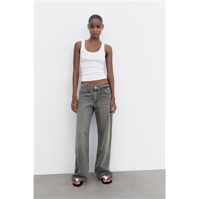 JEANS TRF RELAXED TIRO MEDIO