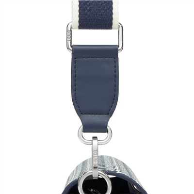 Bolso bandolera - azul marino y blanco