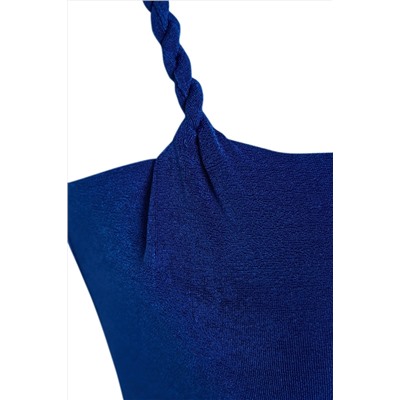 Трикотажное блестящее вечернее платье на подкладке Saks TPRSS23EL00241