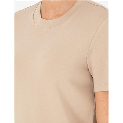 Бежевая тонкая манатка T -For