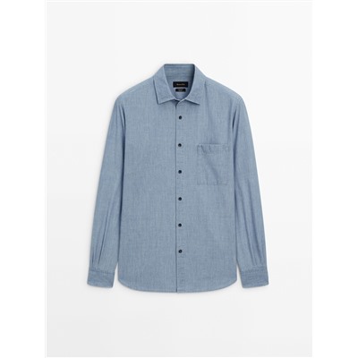 Camisa denim regular fit