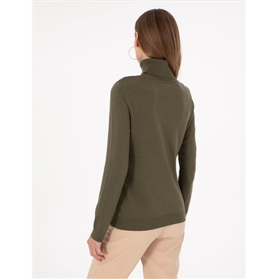 Khaki Slim Fit Fisherman воротник базовый казах