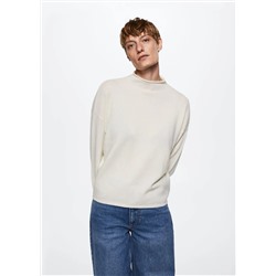 Jersey 100% cashmere cuello perkins -  Mujer | MANGO OUTLET España
