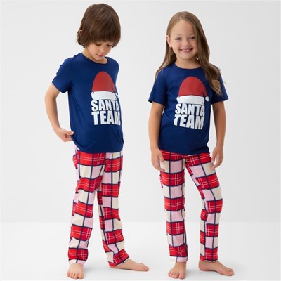 Пижама детская KAFTAN "Santa team" размер 32 (110-116 см)