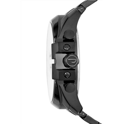 Reloj de cuarzo de acero - Cronógrafo - Negro