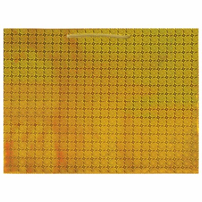 Пакет подарочный (1 штука) 45x13x33 см, ЗОЛОТАЯ СКАЗКА голография, ассорти 3 цвета, 606609