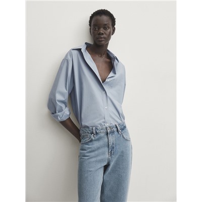 Jeans tiro bajo straight fit regular length