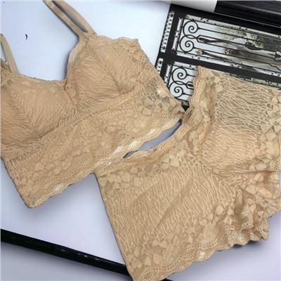 Комплект ажурного женского белья Комфорт 42-46 Арт23 тип 2
