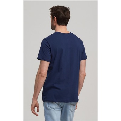 Футболка F111-6000b-V d.blue
