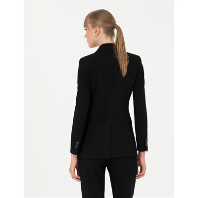 Black Cruve Slim Fit Jacket