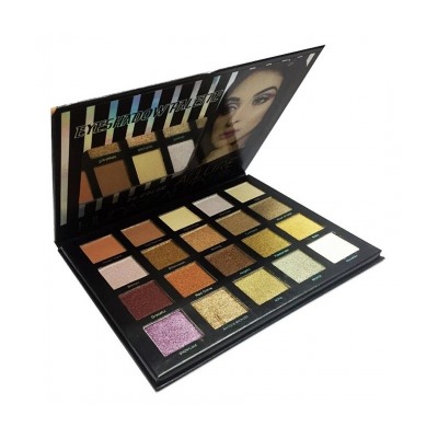 Тени HudaBeauty Allure Eyeshadow Palette 3D 20 color (1 цвет слегка поврежден)
