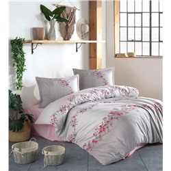 Постельное белье "Карвен" ранфорс евро Lorinda Pink v-1 N023/1 Lorinda Pink v-1