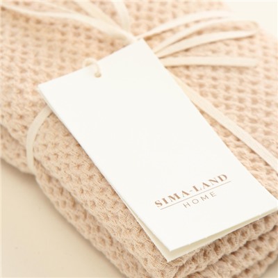 Полотенце SL HOME Linen, цвет бежевый 38х65см, лен 29%, хл 71%, 215 гр/м2