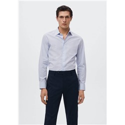 Camisa traje slim fit mil rayas -  Hombre | MANGO OUTLET España