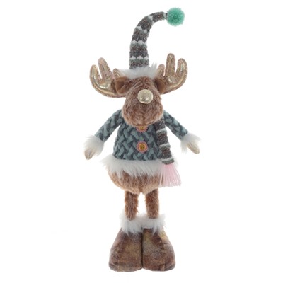 Игрушка набивная "Олень", L21 W12,5 H54/41,5 см