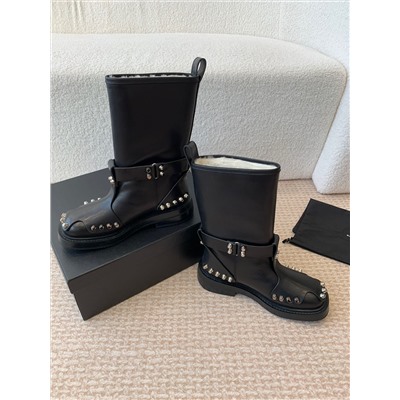 Сапоги короткие зима Alexander *Wang