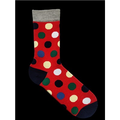 Носки р.35-40 "Bubbles" Red