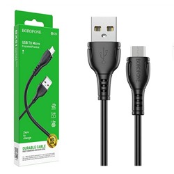 Кабель USB - Micro BOROFONE BX51 (черный) 1м