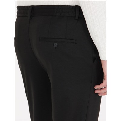 Черный бывший Тканевые штаны Slim Fit
