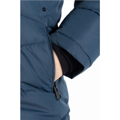Dare 2b Girls Blue Striking III Hooded Long Line Jacket