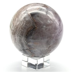 Шар из аметиста и агата, диаметр 95мм, 1280г