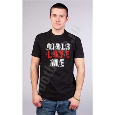 Футболка Girls love me