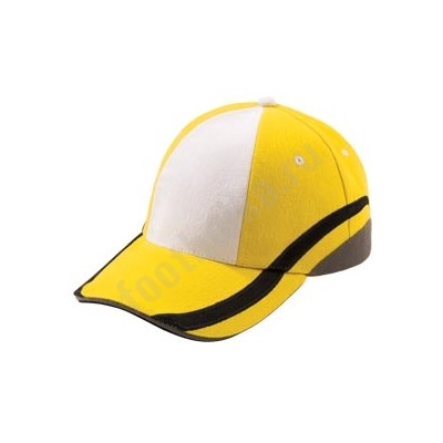 Бейсболка UNIT SPORT, белая с желтым арт. 4722.68