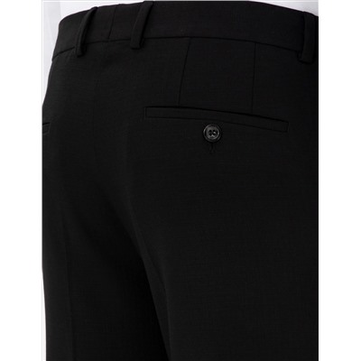 Черный бывший Тканевые штаны Slim Fit
