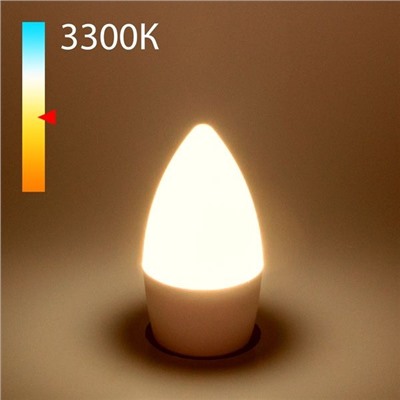 Нарушена упаковка.   Светодиодная лампа E27 8W 3300K (теплый) C37 BLE2711 Elektrostandard (a048352) Свеча СD LED 8W 3300K E27 (BLE2711)