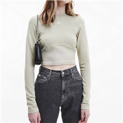 Calvin Klein - Camiseta - caqui