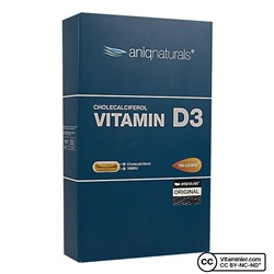 Aniqnaturals Витамин D3 150 капсул
