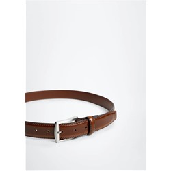 Cinturón piel  -  Hombre | MANGO OUTLET España