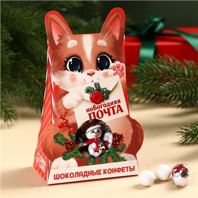 Конфеты подарочные шоколадные «Новогодняя почта», 150 гр