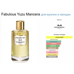MANCERA Fabulous Yuzu unisex