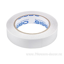 Скотч двухсторонний, 2,5 см/25 м, Oasis Double-Fix Clear
