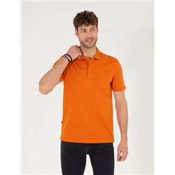 Коричневый обычный подсадка Polo Yaka Mercerized T -For