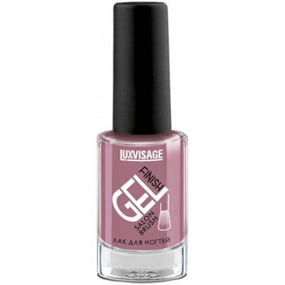 Лак для ногтей LuxVisage Gel finish, тон 15 - Светлый пепельно-розовый