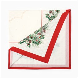 Скатерть новогодняя "Этель" Christmas wreath 150х110см +/-3см с ВГМО, 100%хл, саржа 190гр/м2