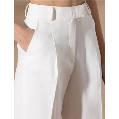 Ecru Carrot Fit ткани брюки