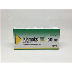 KLAMOKS BID 1 gr 10 tablet (амоксиклав. аугментин)