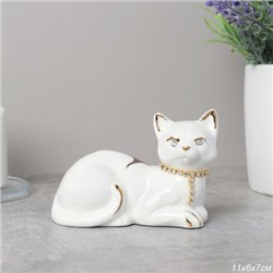 Статуэтка Кошка 11х7,5 см / B3006-4 /уп 96/