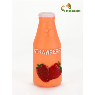 Игрушка пищащая "Strawberry" для собак, латекс, 13см