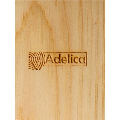 Доска разделочная деревянная для рыбы Adelica, 34×13×2 см, пропитана маслом, берёза