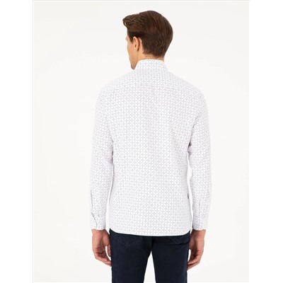 Slim Slim Slim Fit рубашка с длинным рукавом