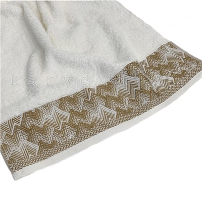 Полотенце Карвен Vip CottonBESTA 70*140 1шт.махра,penye Н 3238 (Акция)