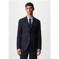 Americana traje slim fit cuadros -  Hombre | MANGO OUTLET España